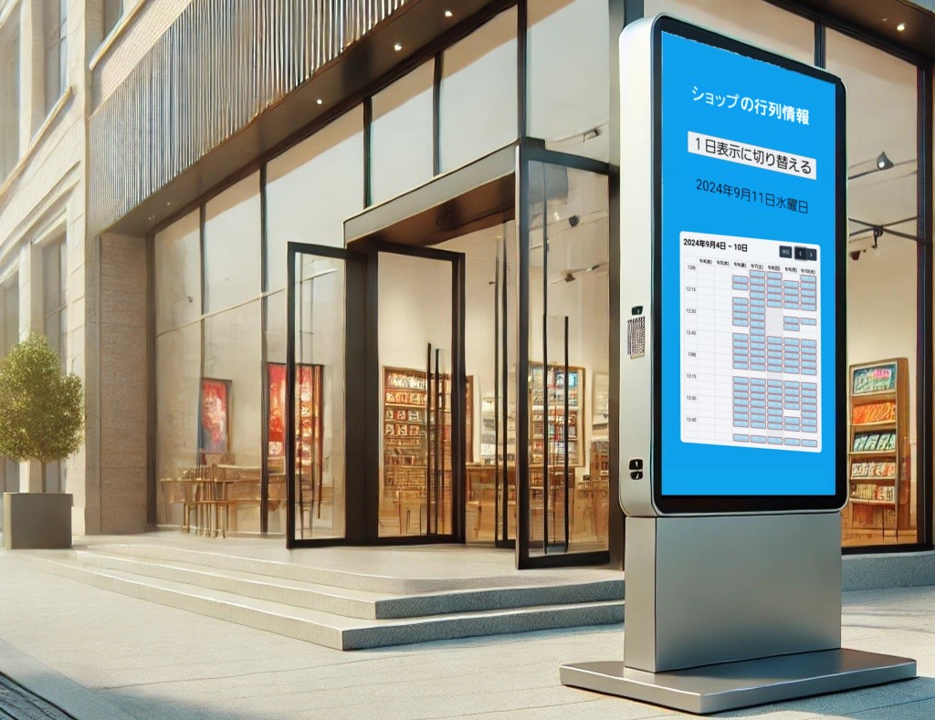 店先デジタルサイネージ